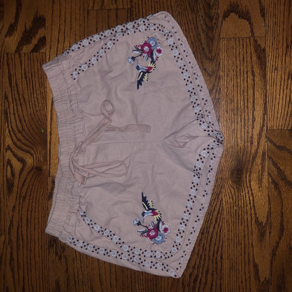 really cute light pink shorts